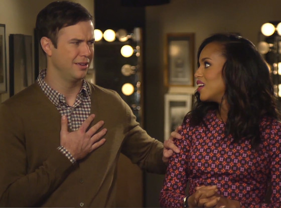 Taran Killam, Kerry Washington, SNL, Saturday Night Live Taran Killam, Kerry Washington, SNL, Saturday Night Live